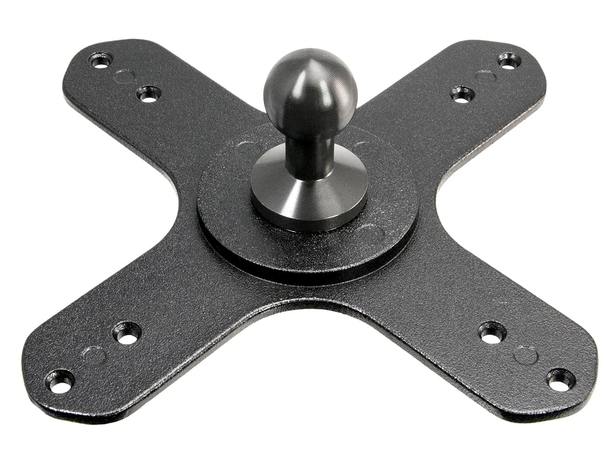 Arkon 22 inch Heavy-Duty Car Seat Rail Mount with Vesa 75/100 Mount