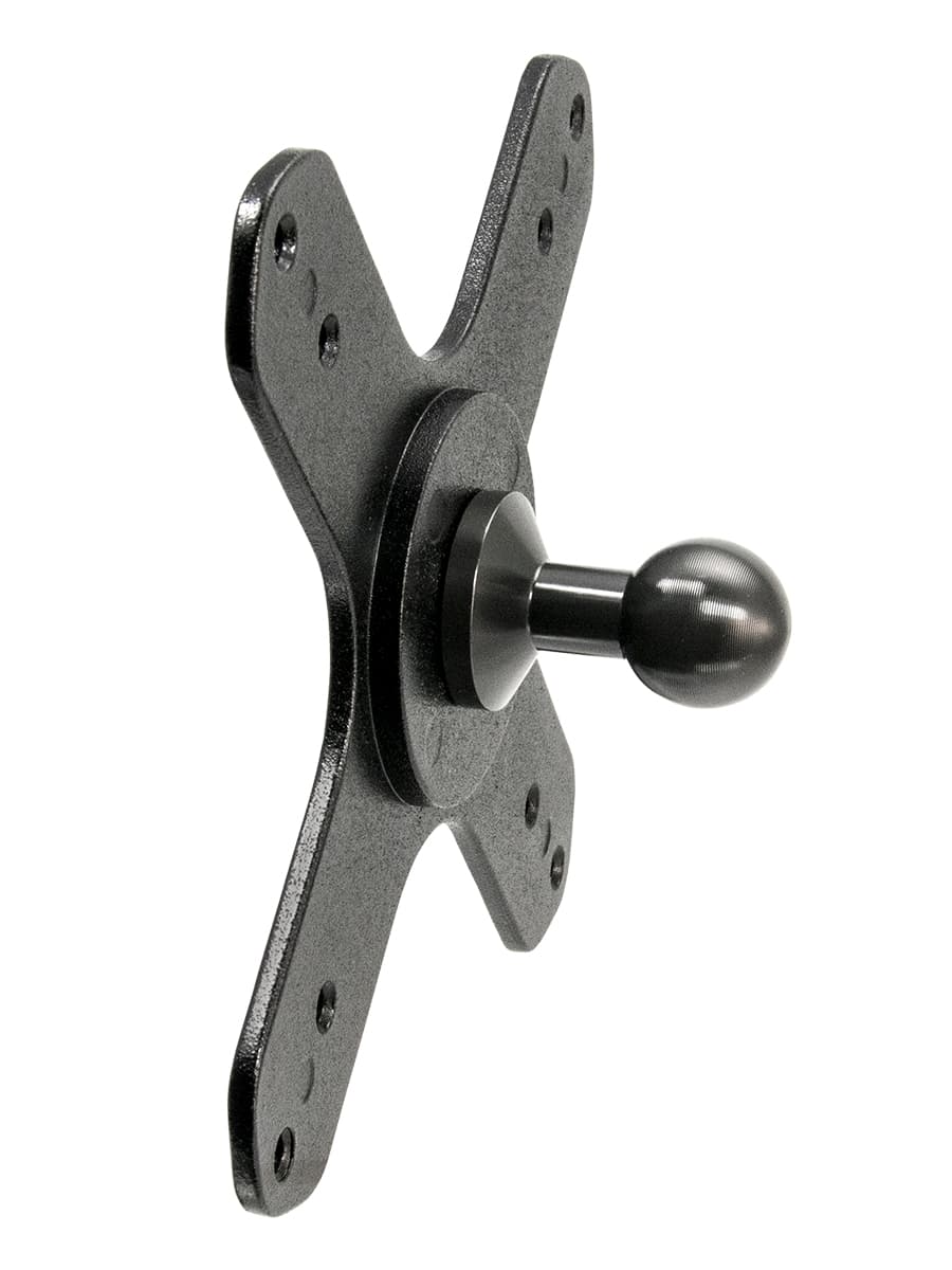 Arkon 22 inch Heavy-Duty Car Seat Rail Mount with Vesa 75/100 Mount