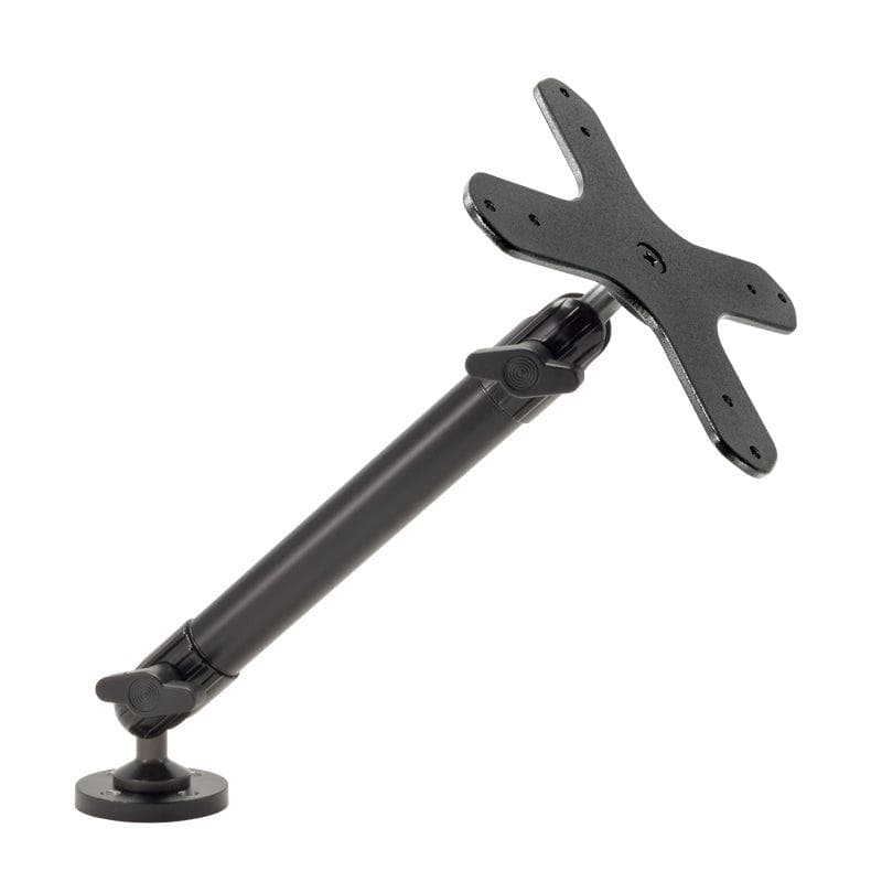 Arkon Heavy-Duty VESA 75/VESA 100 Compatible Drill-Base Mounting Pedestal with 10-inch Arm