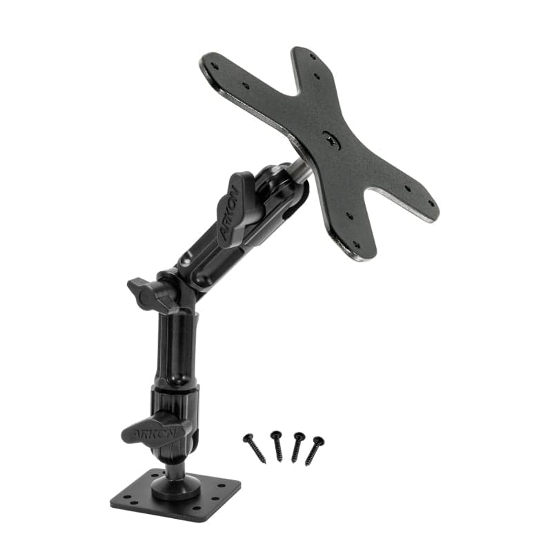Arkon Heavy-Duty Multi-Angle Drill-Base Mounting Pedestal for VESA 75/VESA 100 Compatible Devices