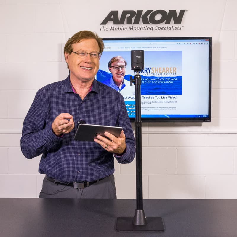 Arkon Desk Stand for Camera (17in - 29in Pole)