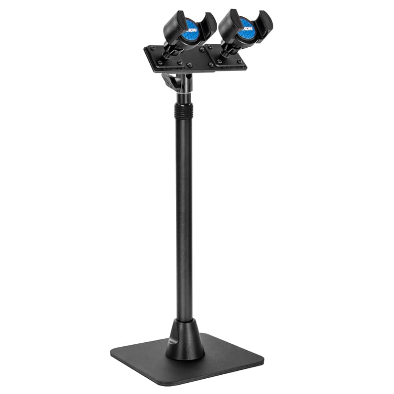 Arkon TW Broadcaster Pro Dual Smartphone Desk or Countertop 29-inch Stand for Live Streaming