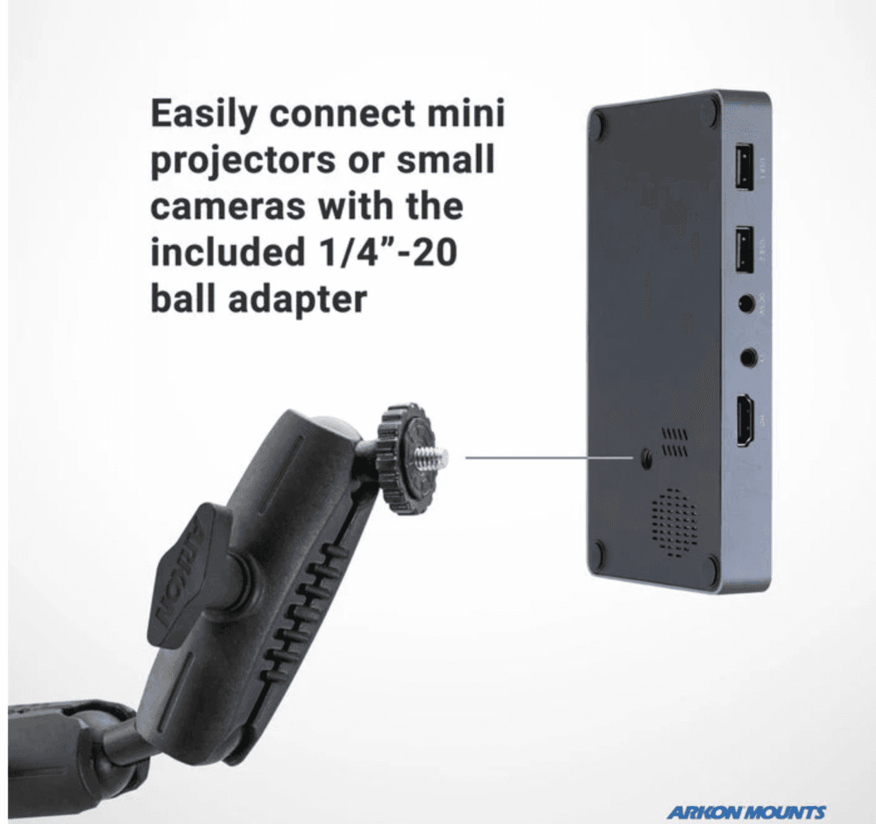 Arkon Remarkable Creator™ Pro Mount for Phone or Camera with Teal Extension Pole