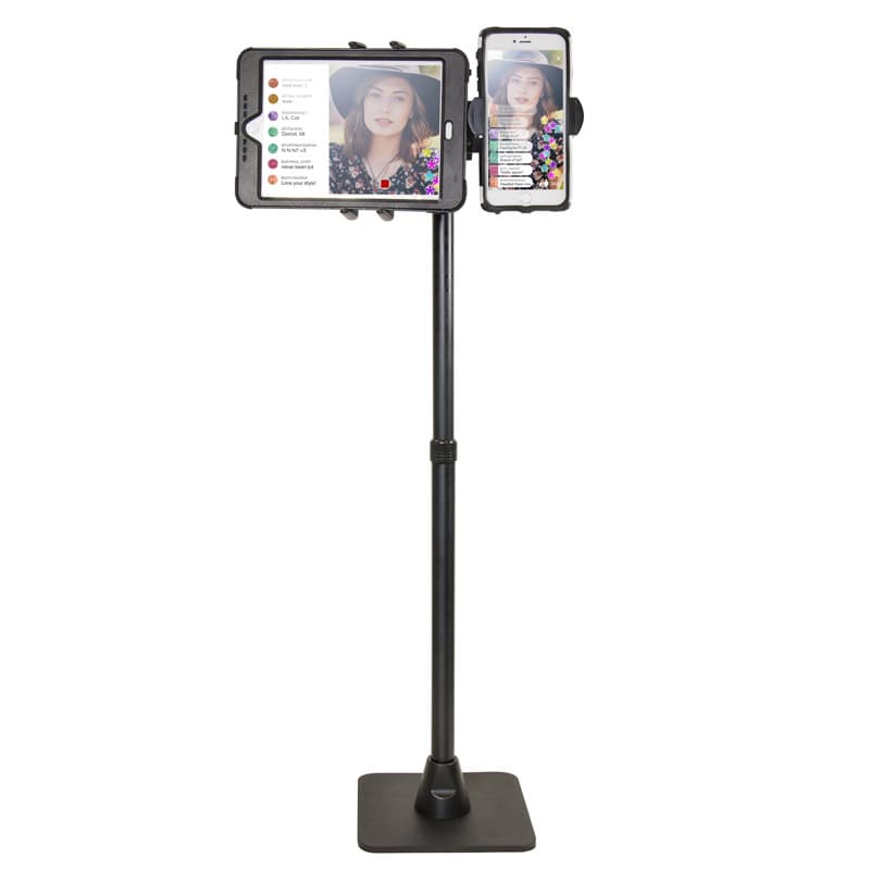 Arkon TW Broadcaster Combo Midsize Tablet and Phone 29-inch Stand Holder for Live Streaming