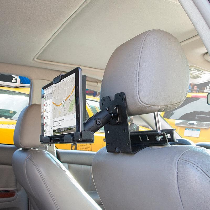 Arkon Taxi Headrest Tablet Mobile Printer Payment Terminal Mount - 4-Hole AMPS Compatible