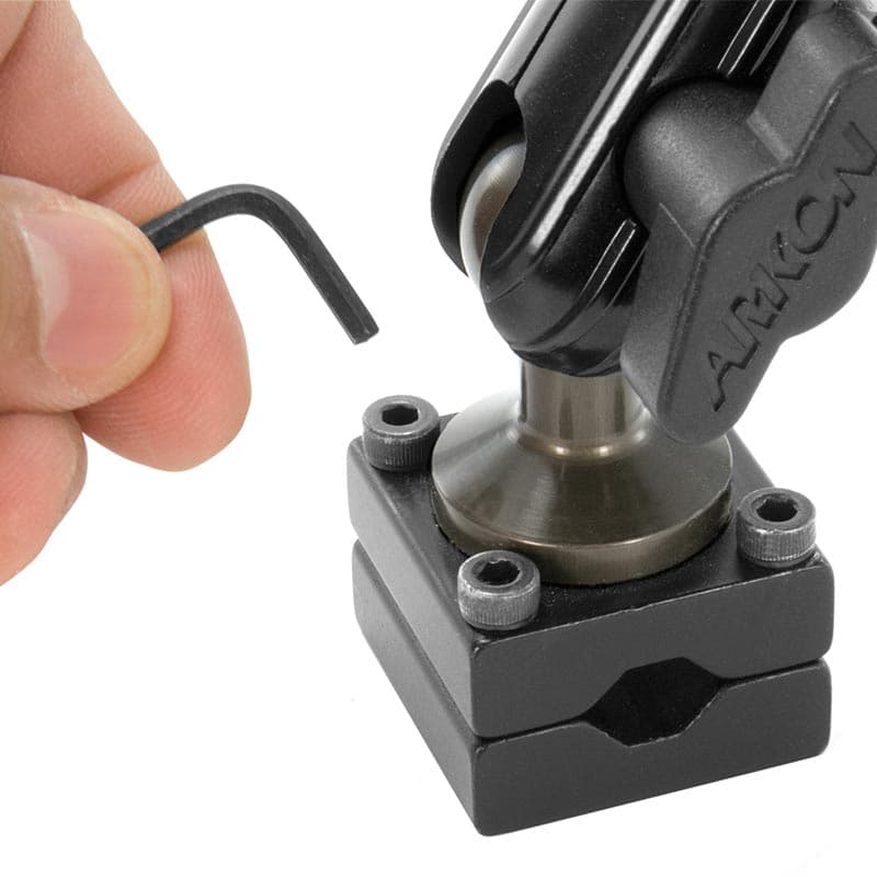 Arkon Headrest Clamp Base with 10in AMPS Pedestal