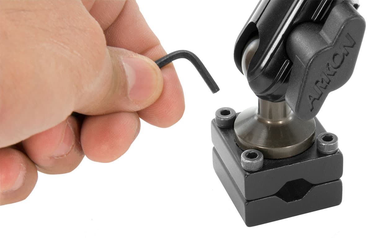 Arkon Heavy-Duty Pedestal - Headrest Clamp Base with 8in 2T Pedestal