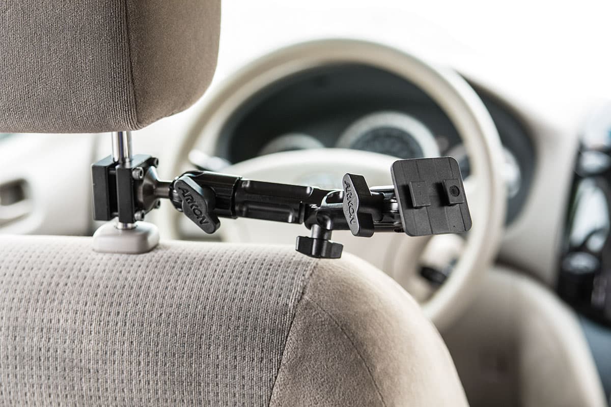 Arkon Heavy-Duty Pedestal - Headrest Clamp Base with 8in 2T Pedestal