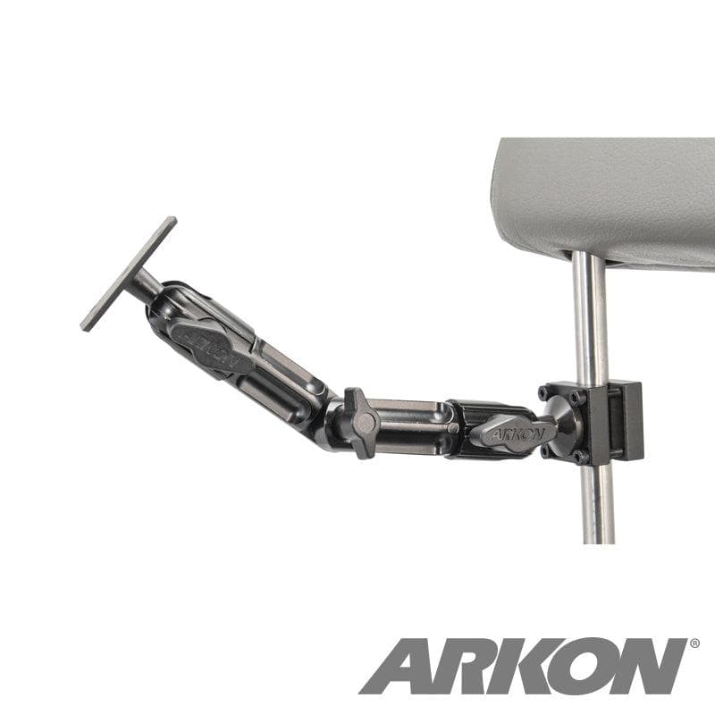 Arkon Heavy Duty Aluminum Car Headrest Mount with 4-Hole AMPS