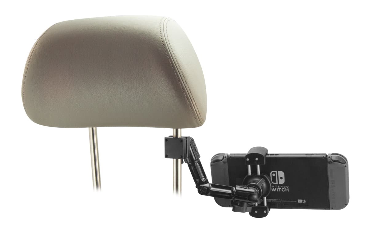 Arkon Headrest Mount with Multi-Angle Pedestal and RoadVise Phone and 8in Tablet Holder