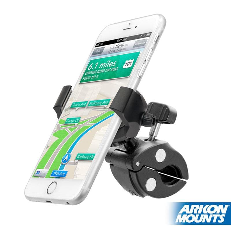 Arkon RoadVise® Ultra Phone and Tablet Clamp Post Mount for Handlebars and Posts