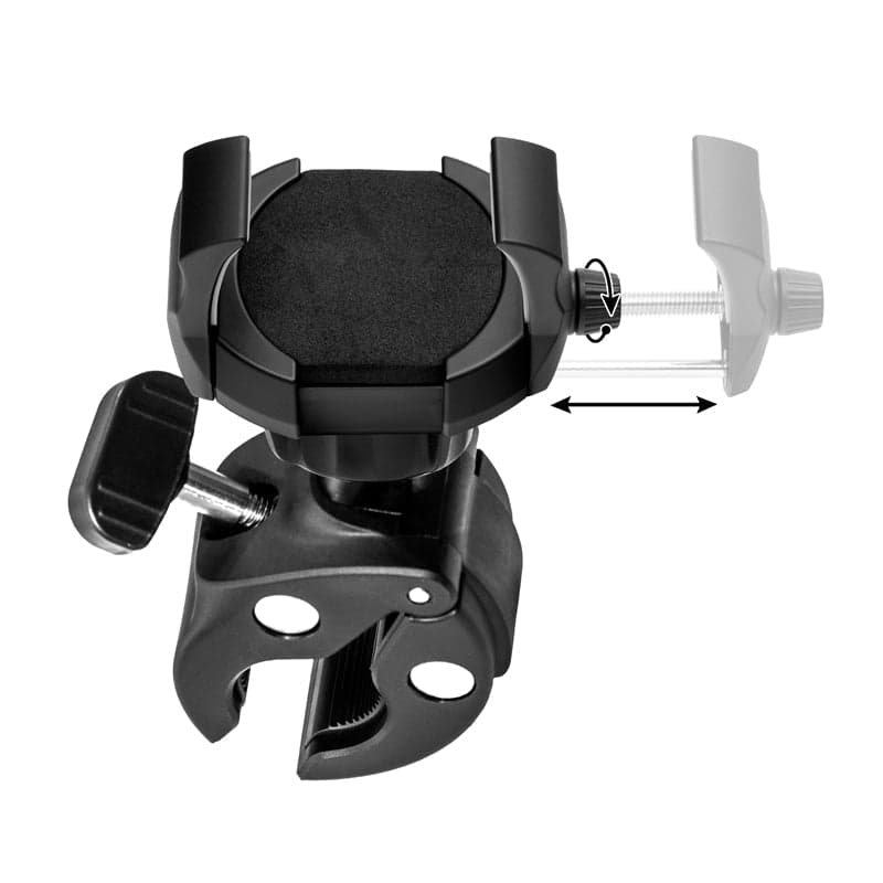 Arkon RoadVise® Ultra Phone and Tablet Clamp Post Mount for Handlebars and Posts