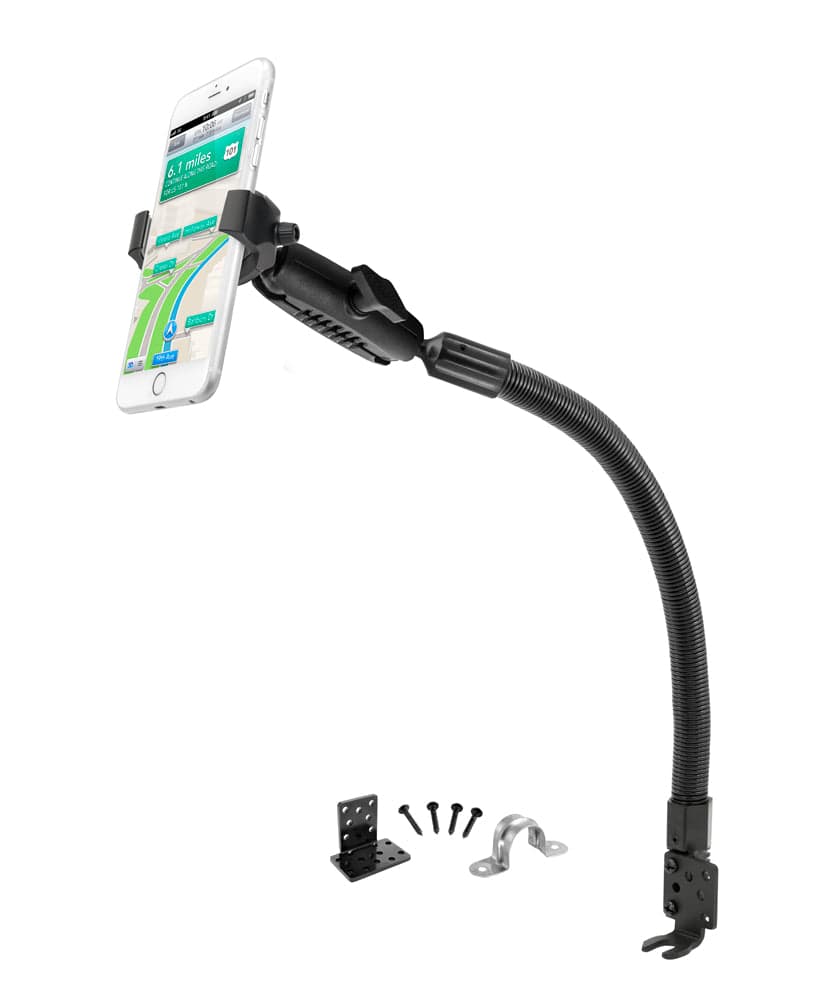 Arkon RoadVise® Ultra Holder with Shaft Arm and 18" Seat Rail Mount - Image 6