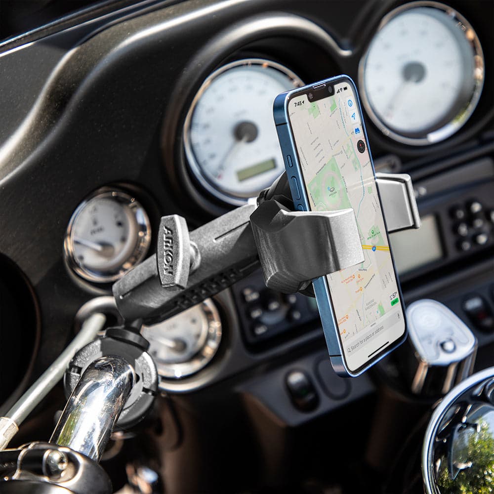 Arkon RoadVise® Ultra Holder with Shaft Arm and Handlebar Mount - Image 8