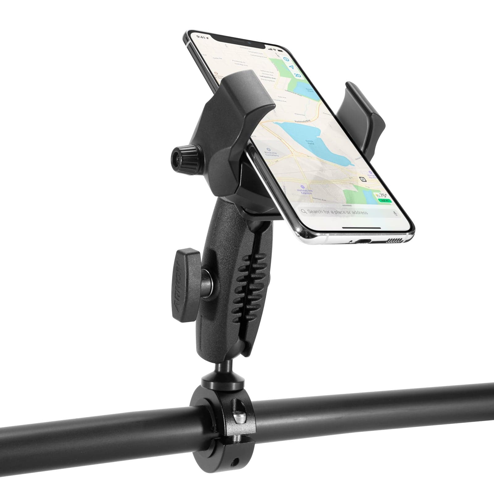 Arkon RoadVise® Ultra Holder with Shaft Arm and Handlebar Mount - Image 6