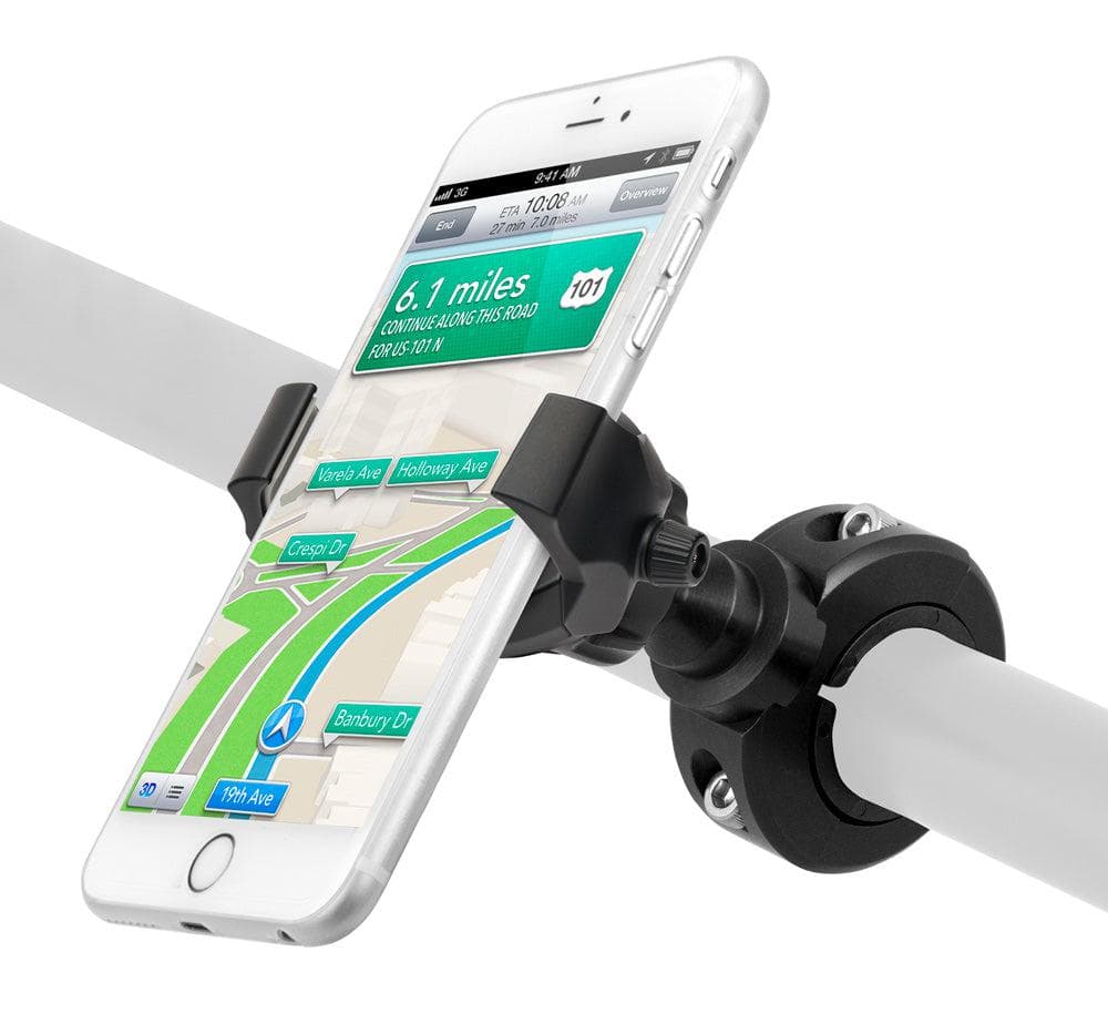 Arkon RoadVise® Ultra Premium Aluminum Motorcycle Handlebar Phone and Tablet Mount