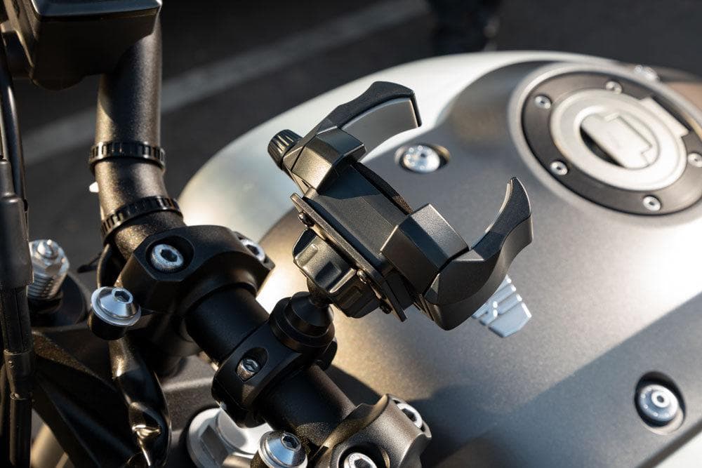 Arkon RoadVise® Ultra Premium Aluminum Motorcycle Handlebar Phone and Tablet Mount