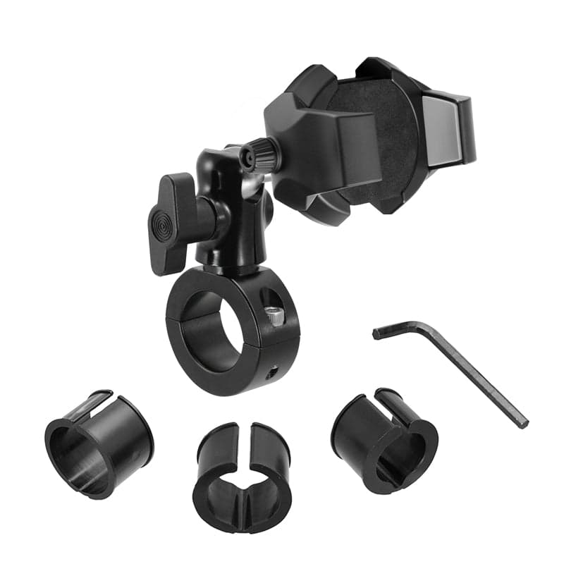 Arkon RoadVise® Ultra Premium Aluminum Motorcycle Handlebar Phone and Tablet Mount with Extension