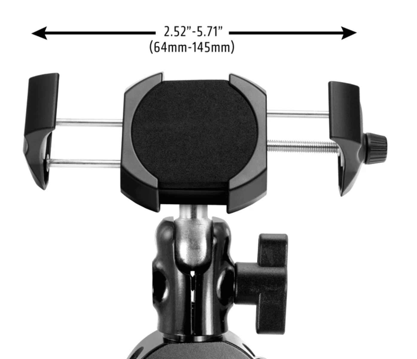 Arkon RoadVise® Ultra Premium Aluminum Motorcycle Handlebar Phone and Tablet Mount with Extension