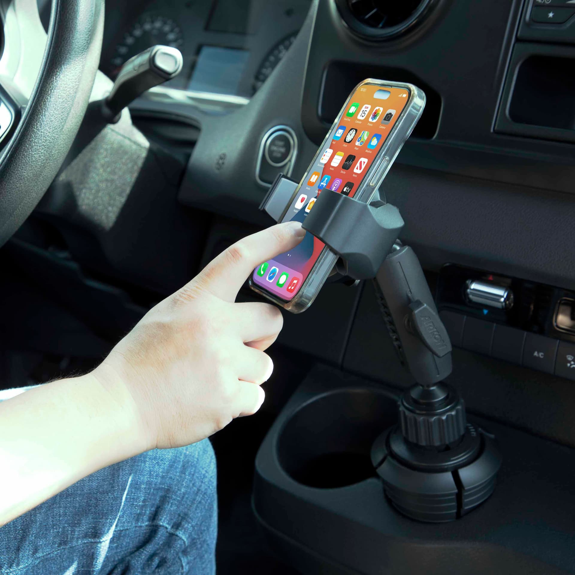 Arkon RoadVise® Ultra Car or Truck Cup Holder Phone Mount or Tablet Mount
