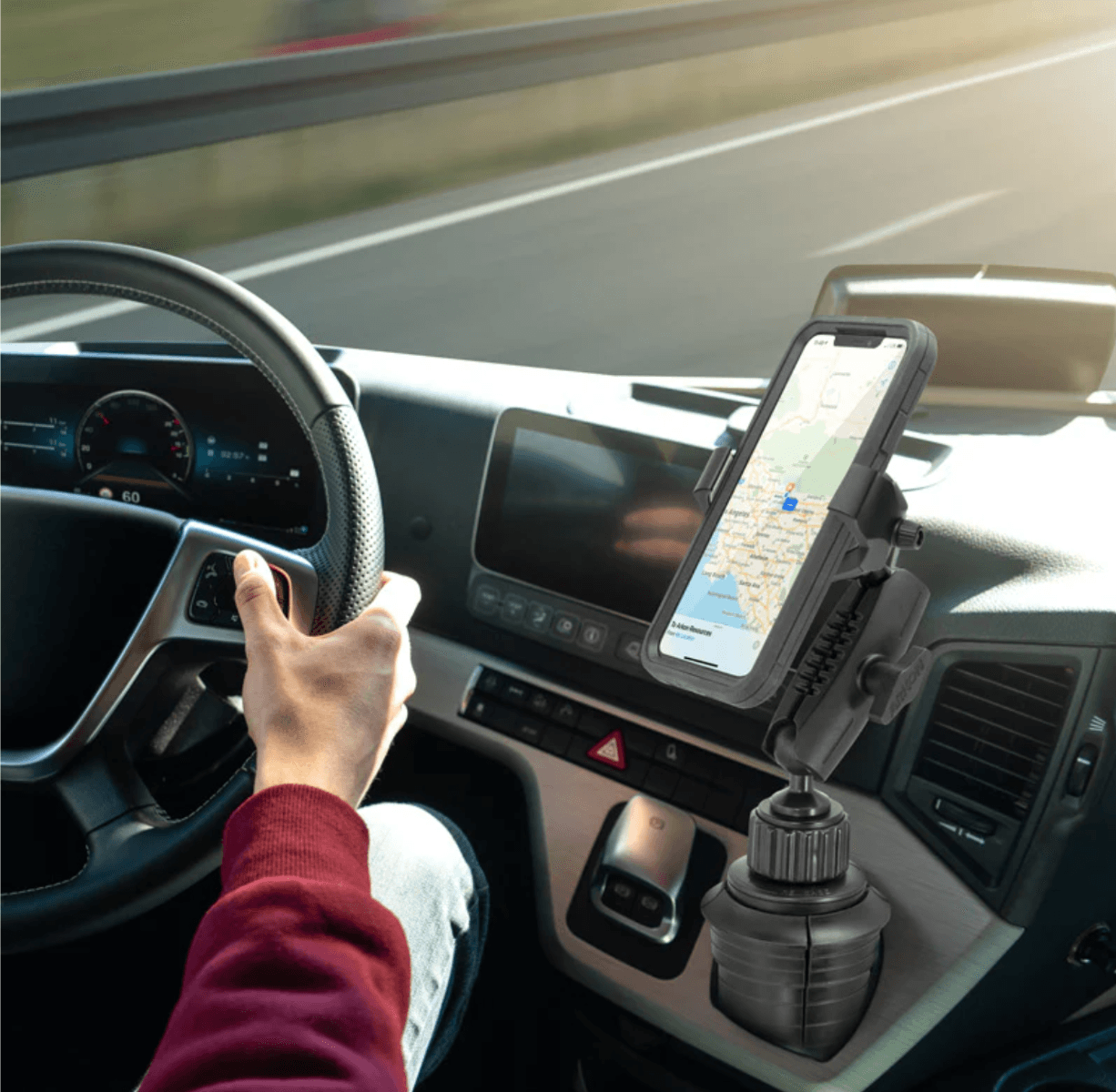 Arkon RoadVise® Ultra Car or Truck Cup Holder Phone Mount or Tablet Mount