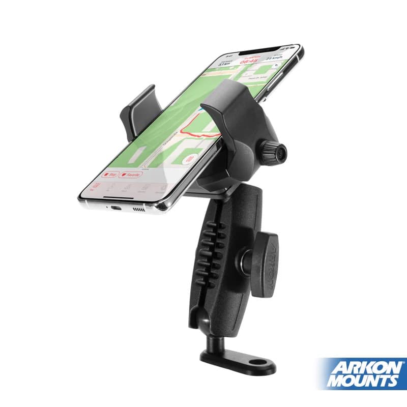 Arkon RoadVise® Ultra Motorcycle Handlebar Mirror Pinch Bolt Stem Phone and Tablet Mount