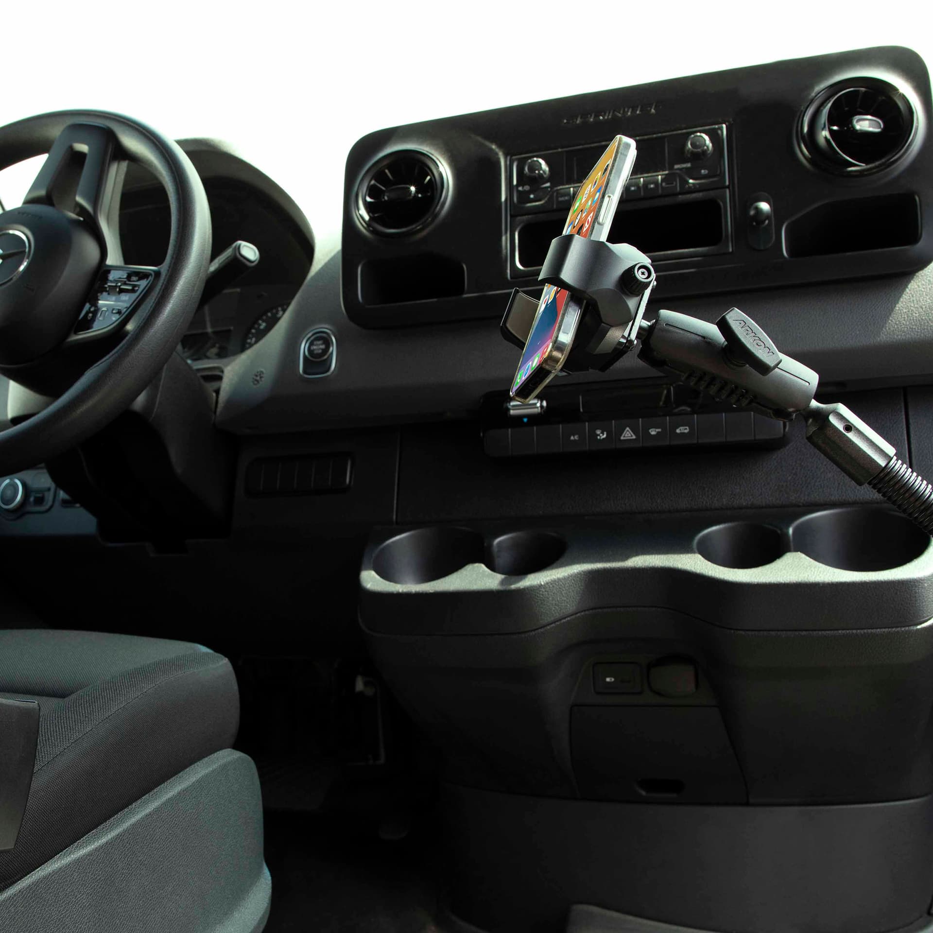 Arkon RoadVise® Ultra Holder with Heavy-Duty Seat Rail Mount - Image 10