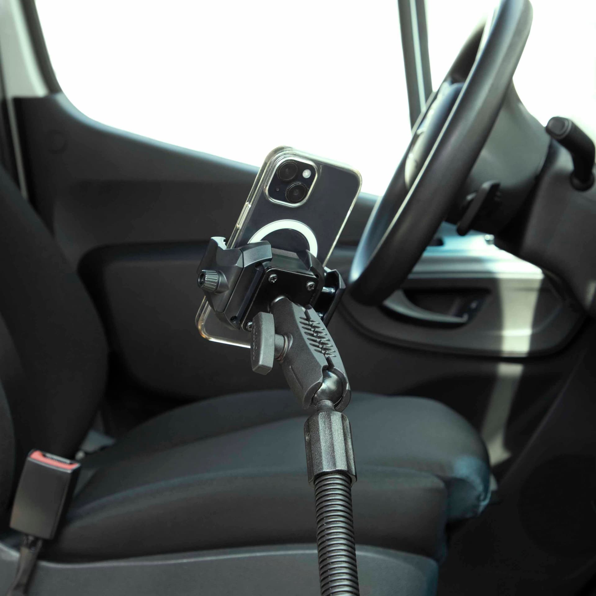 Arkon RoadVise® Ultra Holder with Heavy-Duty Seat Rail Mount - Image 11