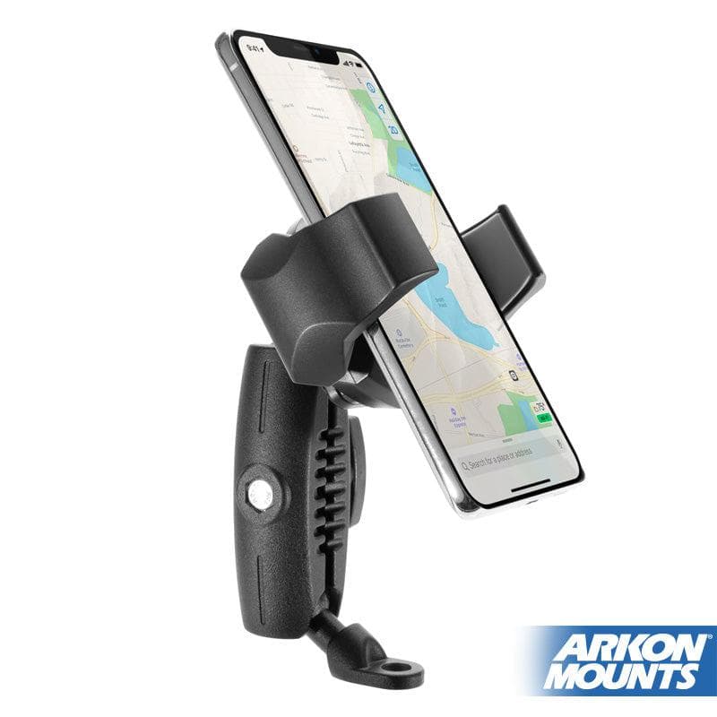 Arkon RoadVise® Ultra Motorcycle Handlebar Mirror Pinch Bolt Stem Phone and Tablet Mount