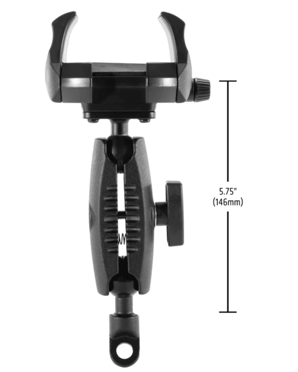 Arkon RoadVise® Ultra Motorcycle Handlebar Mirror Pinch Bolt Stem Phone and Tablet Mount