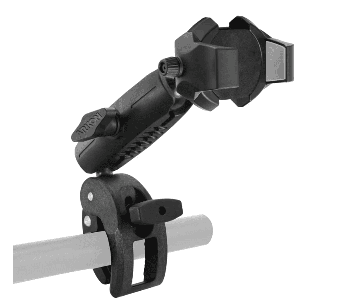 Arkon RoadVise® Ultra Clamp Phone and Tablet Mount with Security Knob and Two Shaft Arms
