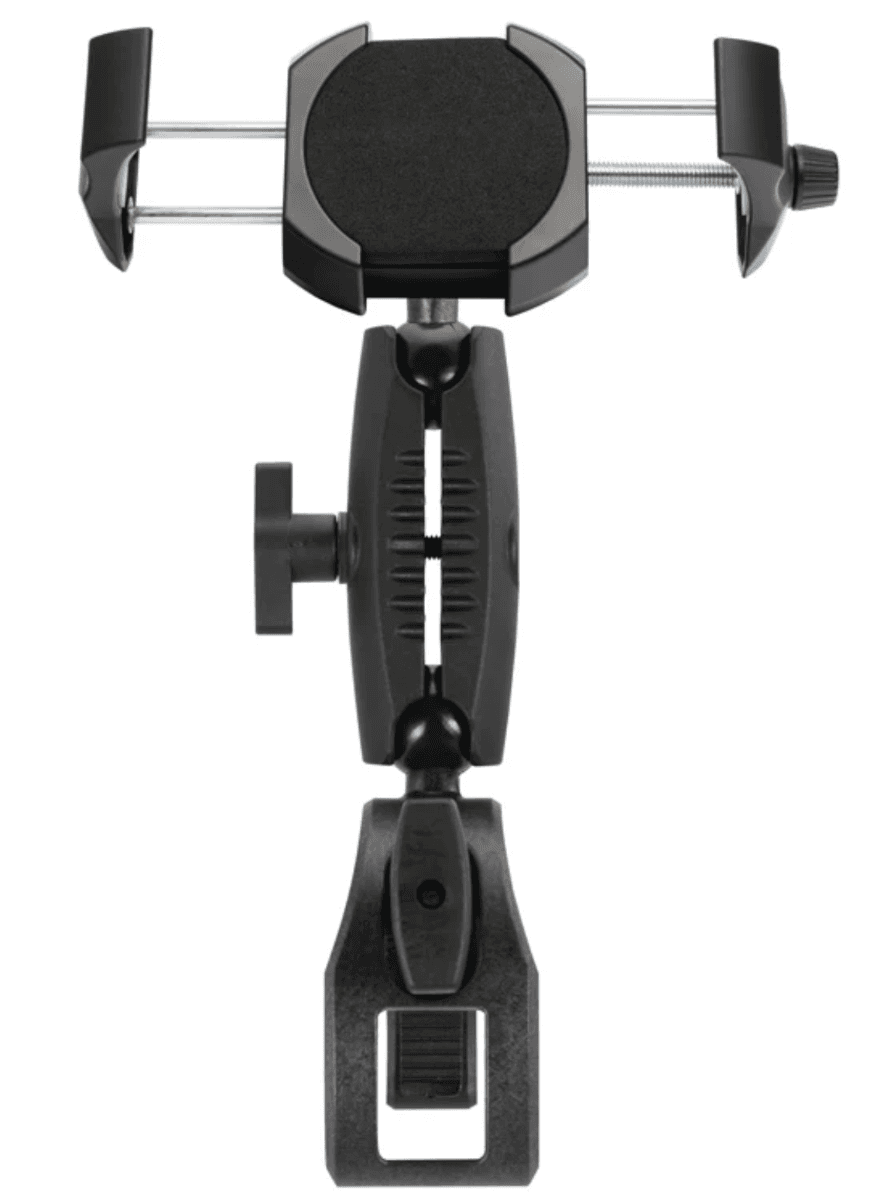 Arkon RoadVise® Ultra Clamp Phone and Tablet Mount with Security Knob and Two Shaft Arms
