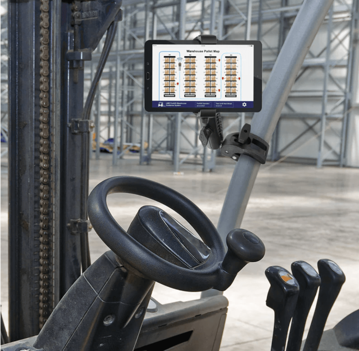 Arkon RoadVise® Ultra Clamp Phone and Tablet Mount with Security Knob and Two Shaft Arms