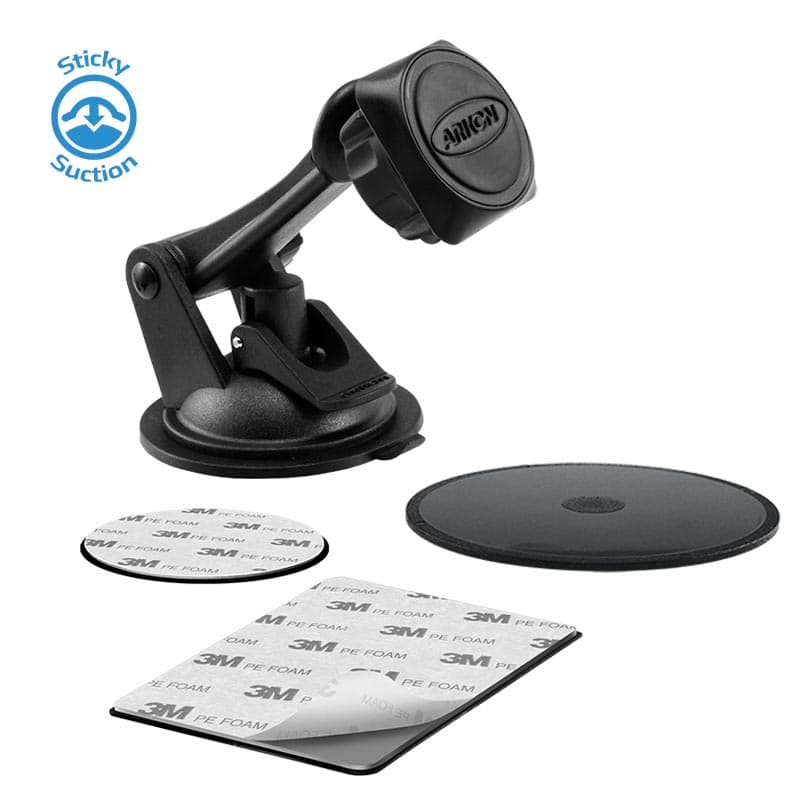 Arkon Magnetic Mount Series - Sticky Suction Windshield or Dash Mount