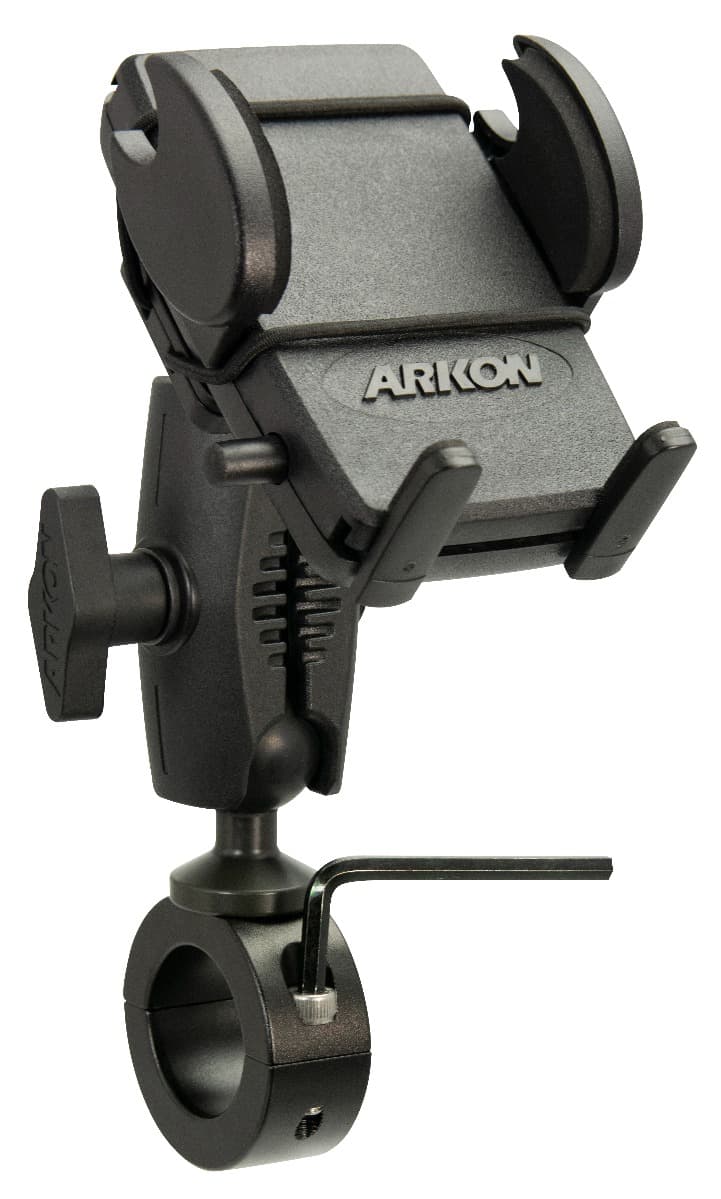 Arkon Mega Grip 25mm Robust Aluminum Motorcycle Handlebar Smartphone Mount