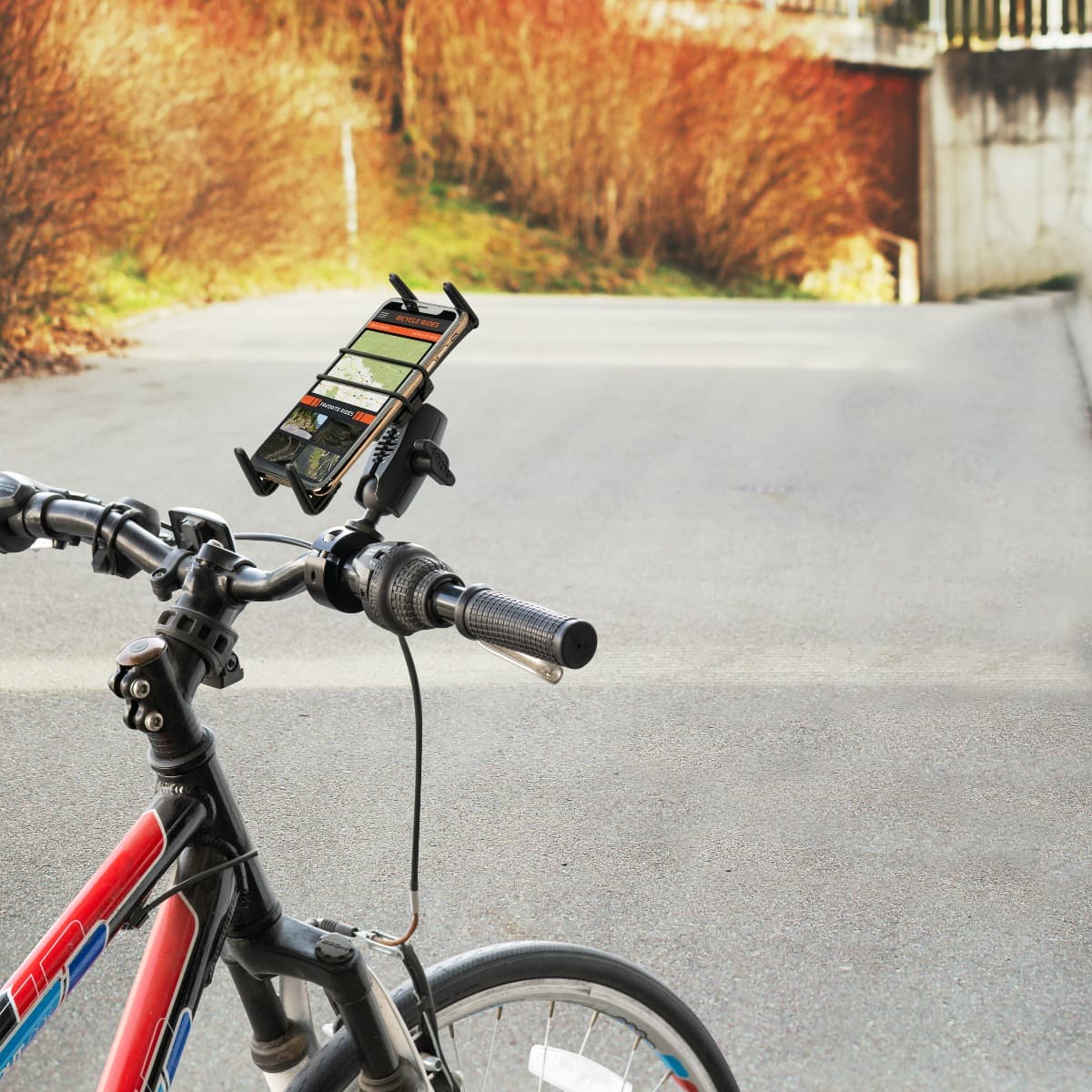 Arkon Slim-Grip® Ultra 25mm Robust Motorcycle Handlebar Mount for Phones and Midsize Tablets