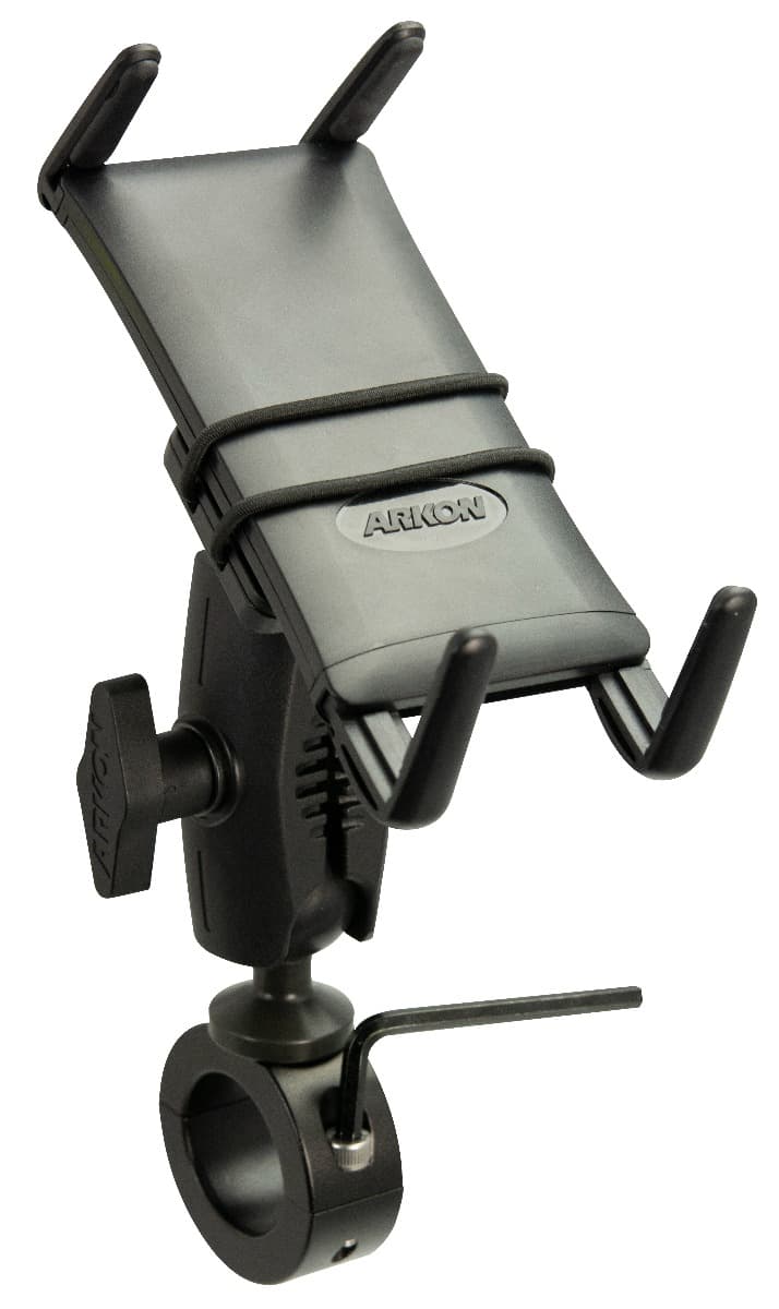 Arkon Slim-Grip® Ultra 25mm Robust Motorcycle Handlebar Mount for Phones and Midsize Tablets
