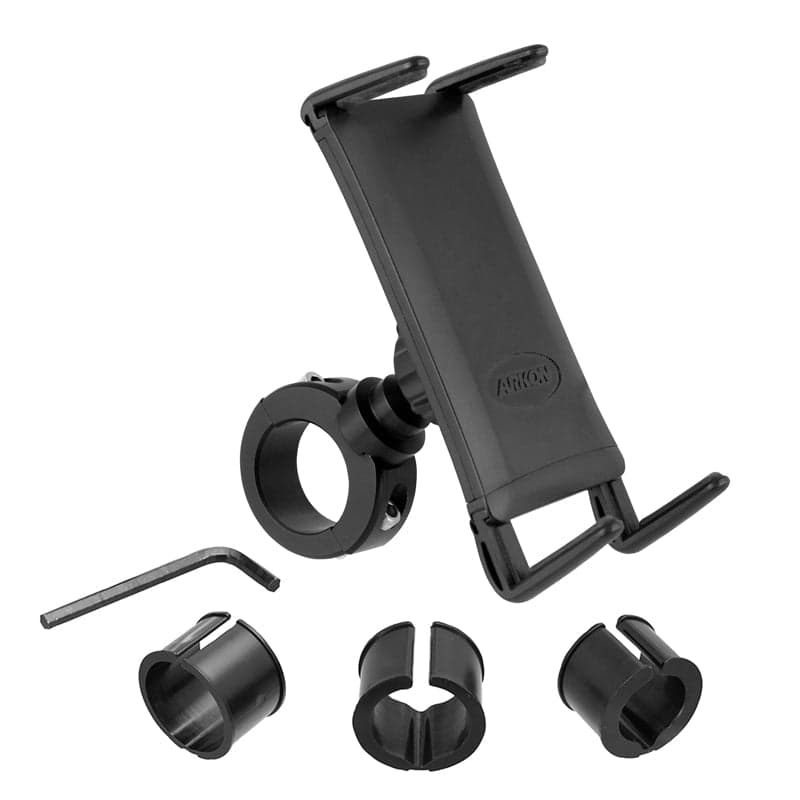 Arkon Slim-Grip® Ultra Premium Aluminum Motorcycle Handlebar Phone and Midsize Tablet Mount