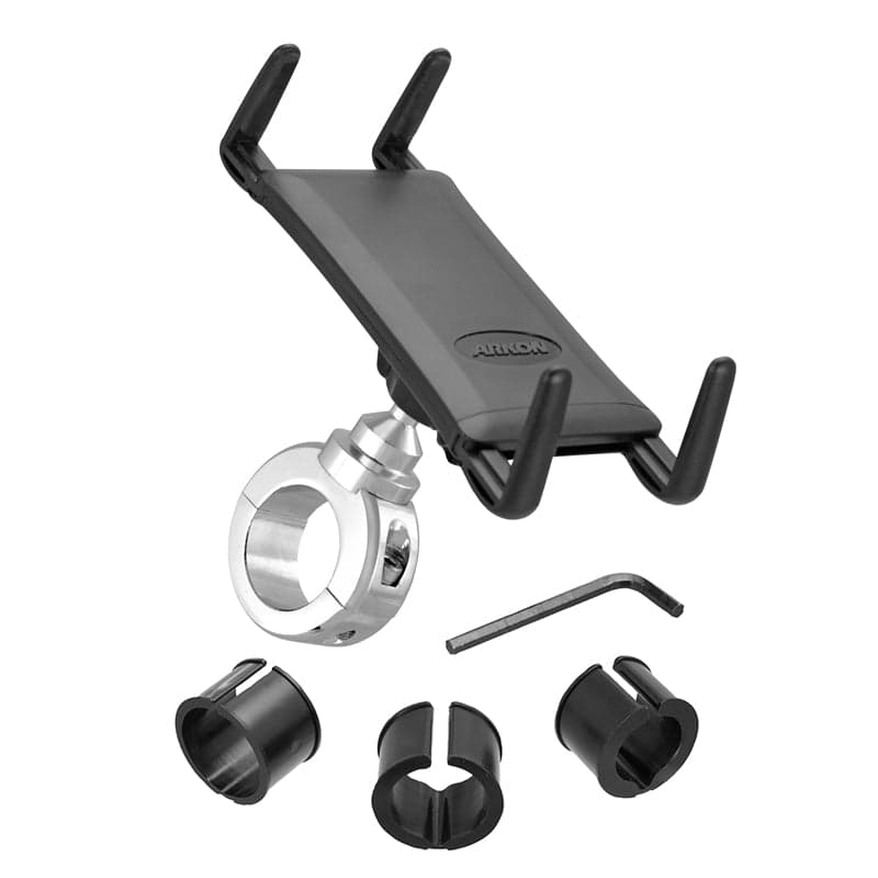 Arkon Slim-Grip® Ultra Premium Aluminum Motorcycle Handlebar Phone and Midsize Tablet Mount
