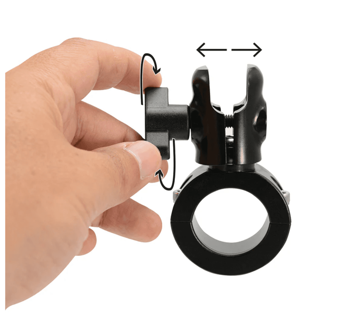 Arkon Premium Aluminum Motorcycle Handlebar Mount Pedestal - 20mm Ball Compatible