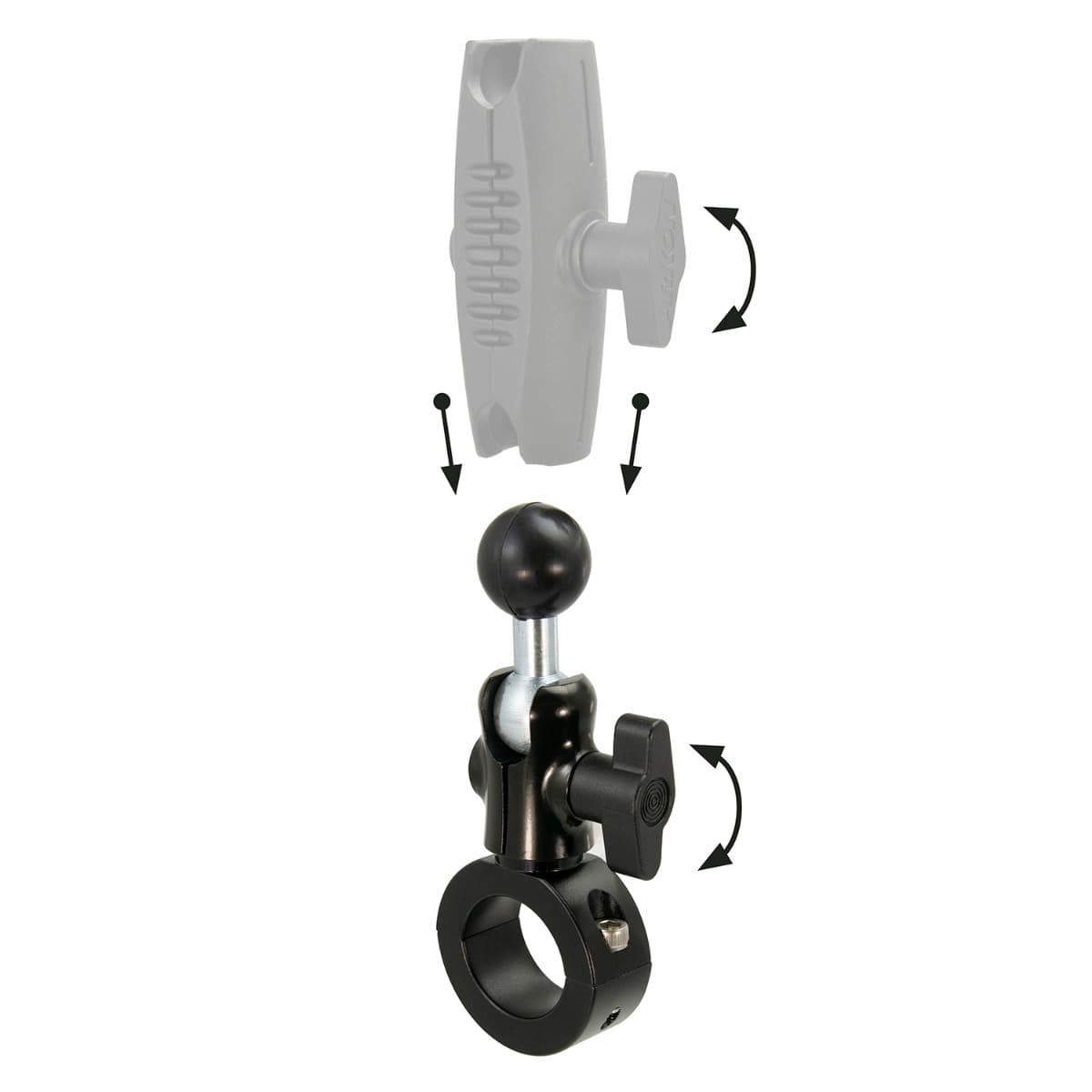 Arkon Robust 25mm Aluminum Motorcycle Handlebar Mount