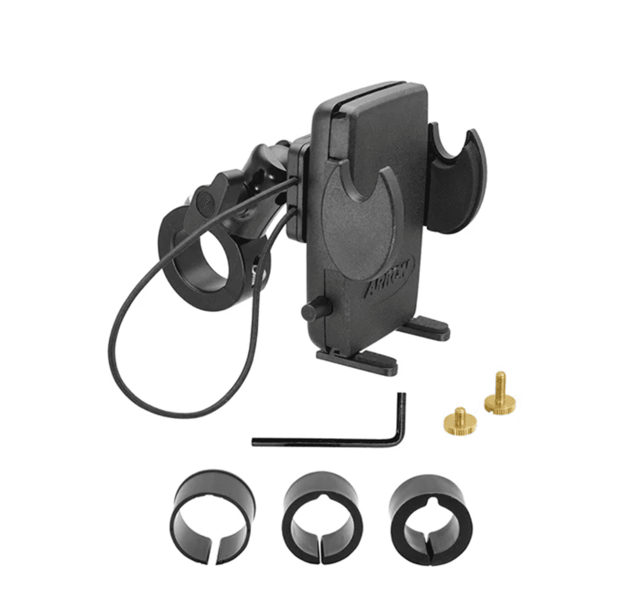 Arkon Mega Grip™ Premium Aluminum Motorcycle Handlebar Smartphone Mount