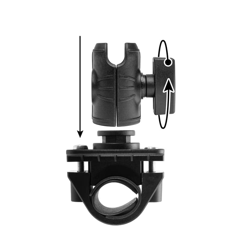 Arkon OCTO™ Series Motorcycle or Bicycle Handlebar Mount