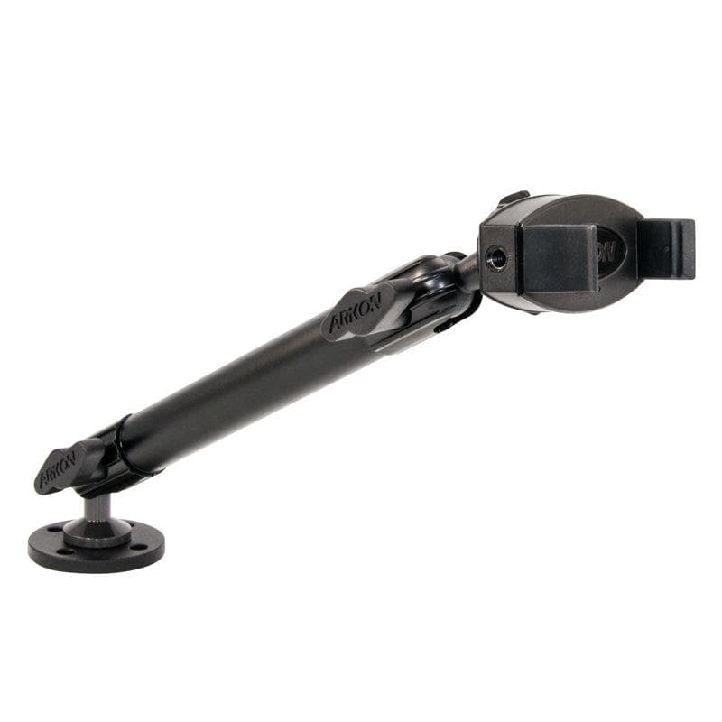Arkon Heavy-Duty Smartphone Mount with 10" Arm and 4-Hole Drill Base - BULK - Image 1