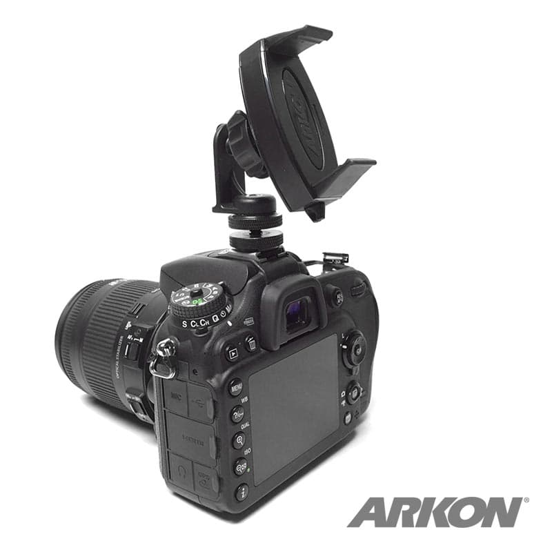 Arkon Camera Hot Shoe Phone Mount for iPhone 6S 6 Plus 6S 6 5S Galaxy Note 5 4