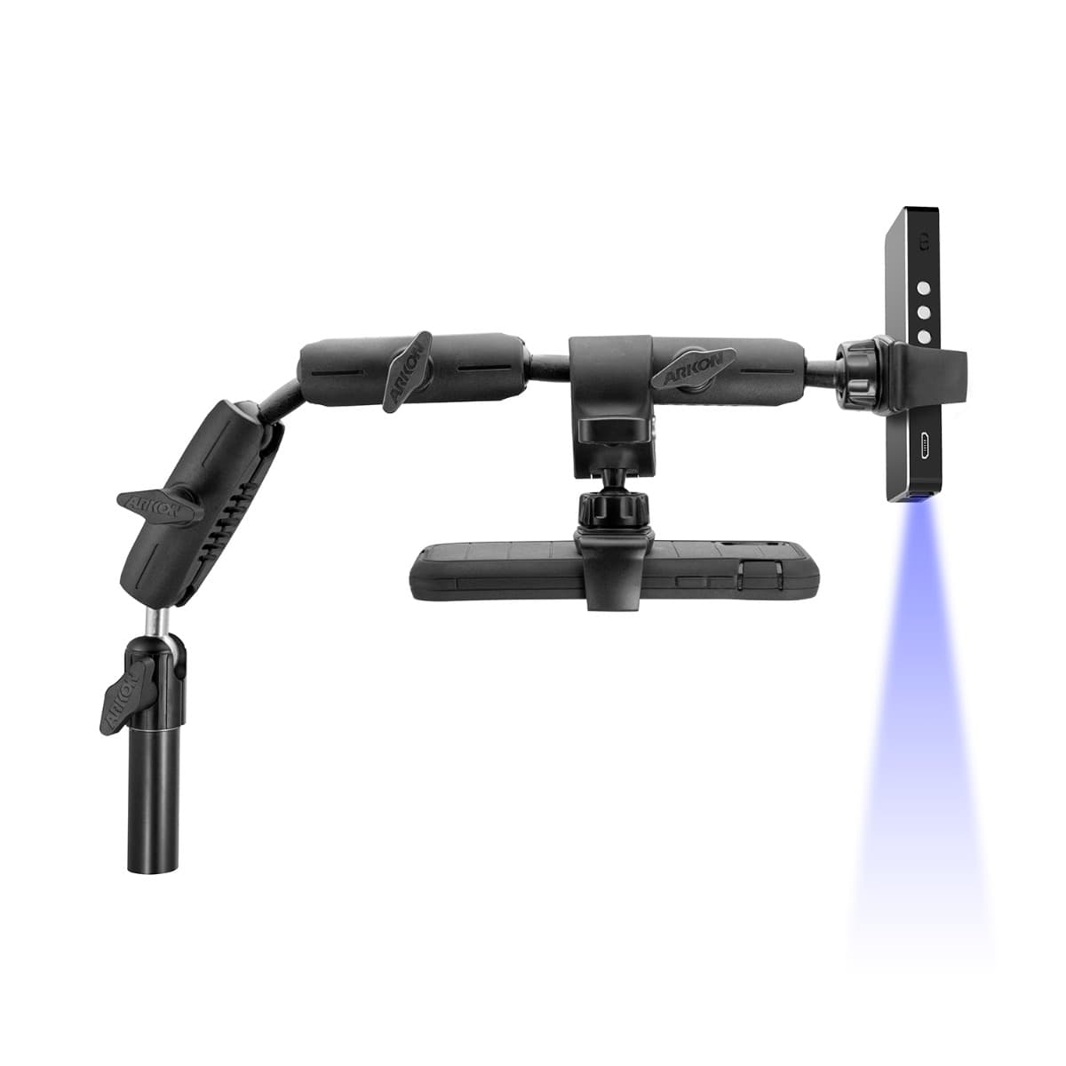 Arkon Mobile Grip 5 Phone Clamp Post Mount