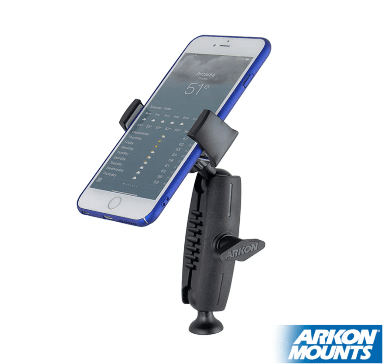 Arkon Mobile Grip 5 Tripod Phone Mountfor iPhone, Galaxy, Note, and more