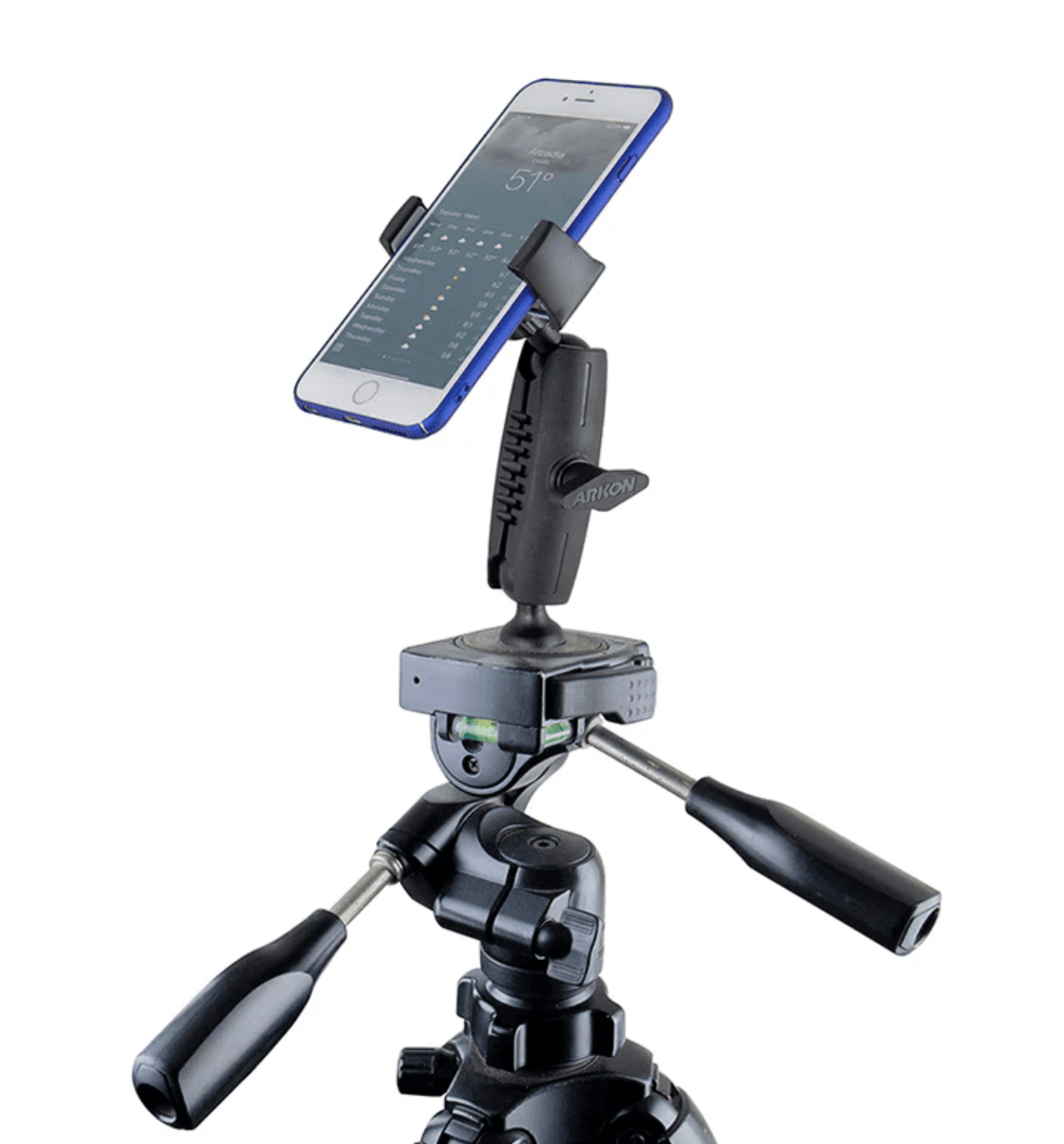 Arkon Mobile Grip 5 Tripod Phone Mountfor iPhone, Galaxy, Note, and more