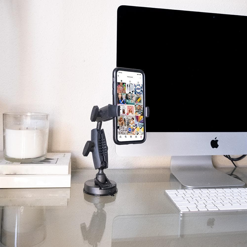 Arkon Mobile Grip 5 Robust Phone Mount Holder for iPhone, Galaxy, and Note