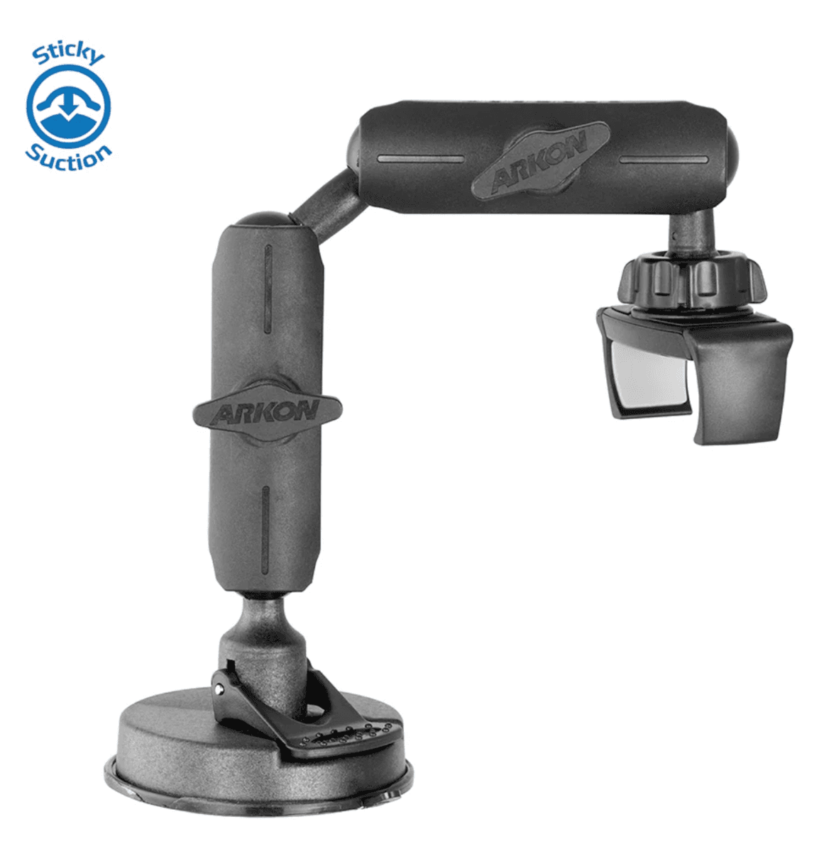 Arkon Mobile Grip 5 Robust Phone Mount Holder for iPhone, Galaxy, and Note